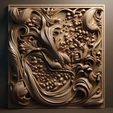 Patterns and decorations stl Athysanella 4 3d model
